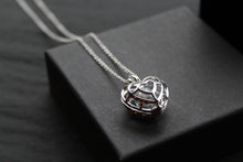 Load image into Gallery viewer, Heart Caged Pearl Necklace
