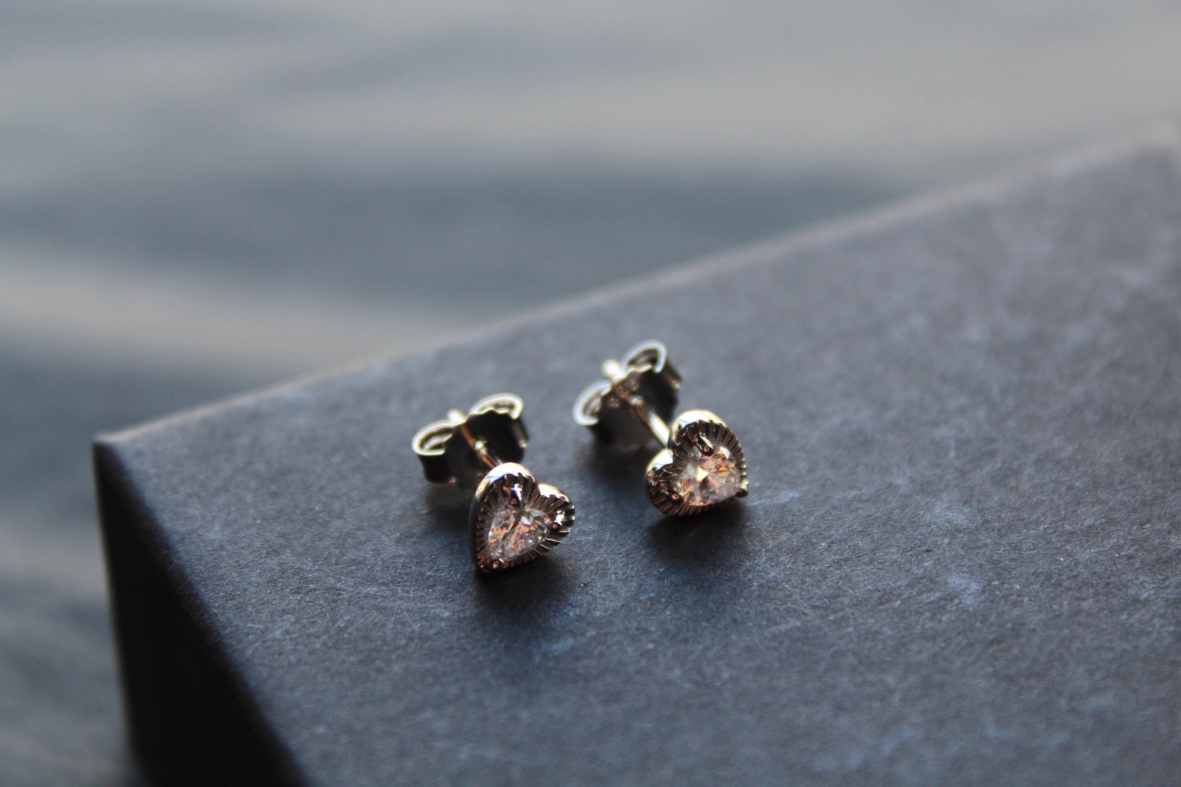 Heart Starburst Studs