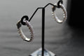 Hollywood CZ Hoop Earring
