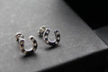Horseshoe and Pavé Earrings