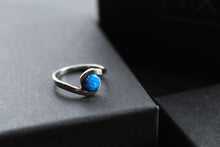 Load image into Gallery viewer, Blue Swirl Opalite Ring
