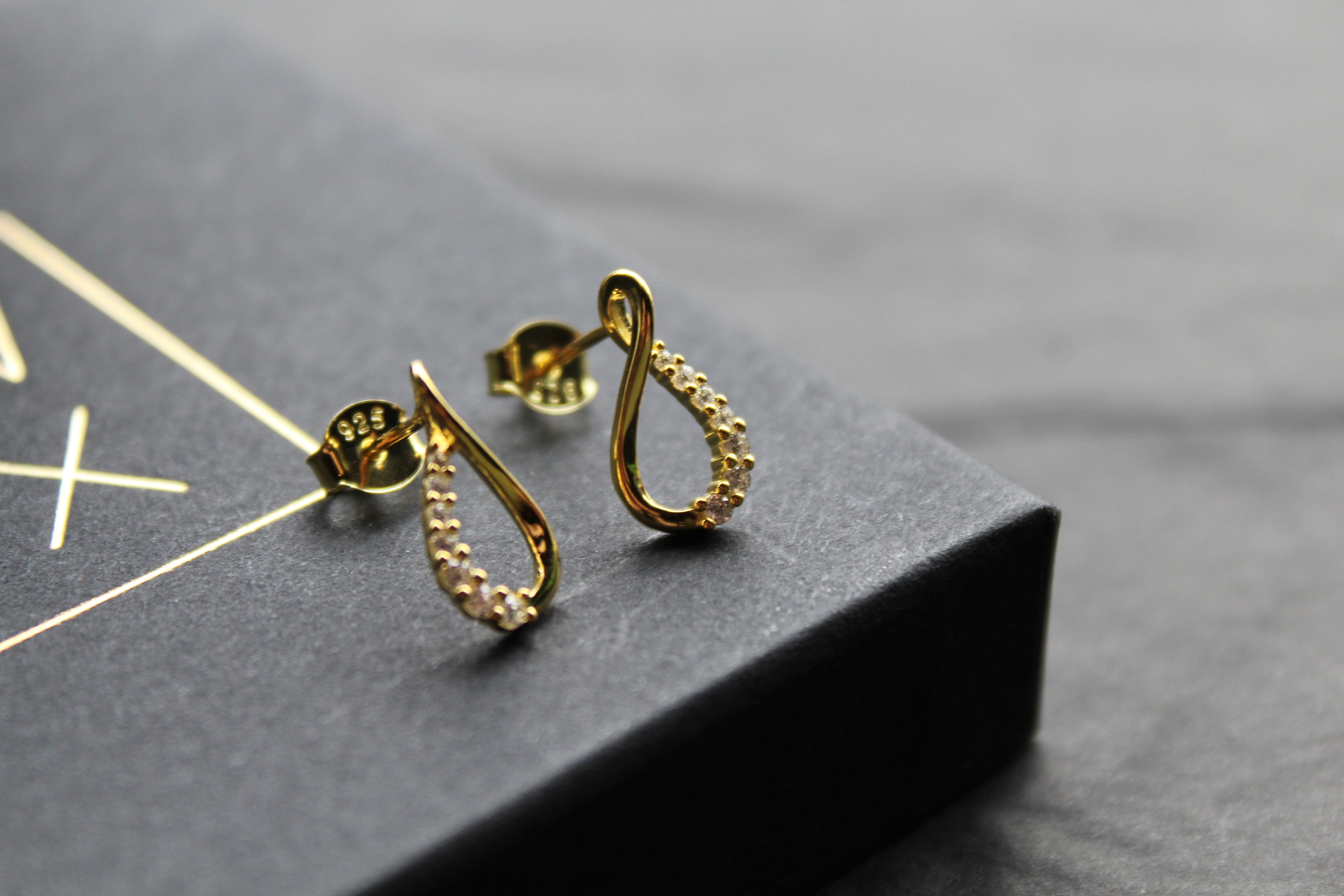 Infinity Cubic Zirconia Earrings