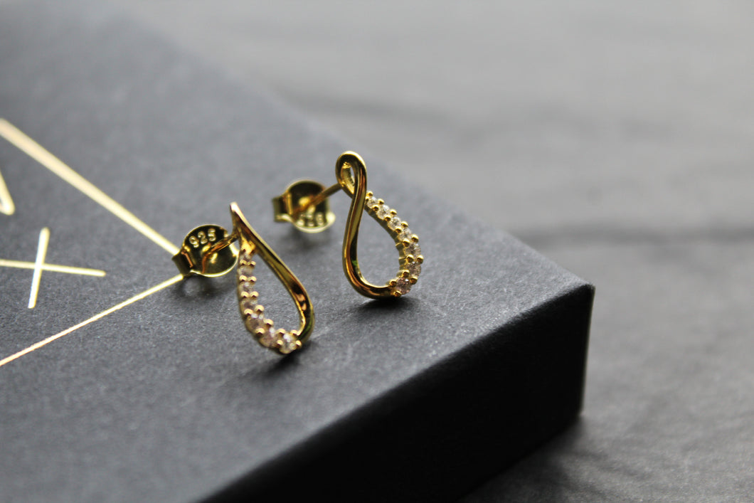 Infinity Cubic Zirconia Earrings