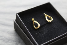 Load image into Gallery viewer, Infinity Cubic Zirconia Earrings
