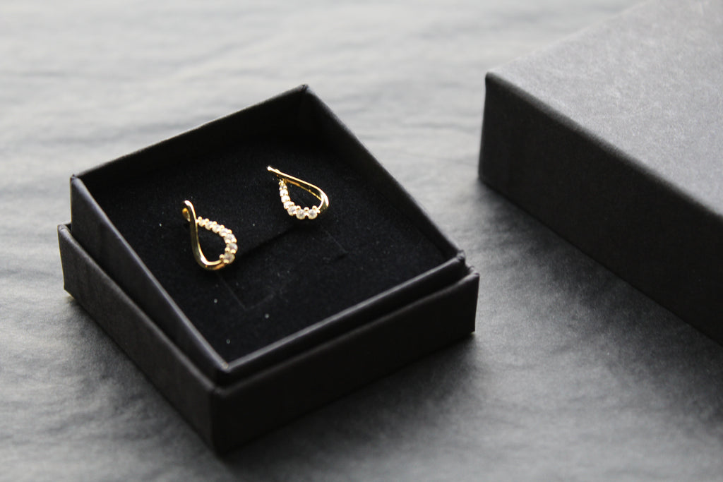 Infinity Cubic Zirconia Earrings