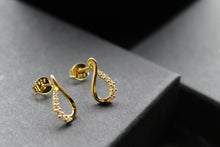 Load image into Gallery viewer, Infinity Cubic Zirconia Earrings
