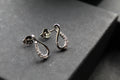 Infinity Loop CZ Earrings