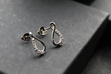 Load image into Gallery viewer, Infinity Loop CZ Earrings
