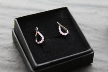 Load image into Gallery viewer, Infinity Loop CZ Earrings

