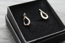 Load image into Gallery viewer, Infinity Loop CZ Earrings

