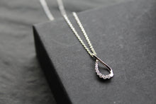 Load image into Gallery viewer, Infinity Loop CZ Pendant with 16-18&quot; Diamond Chain
