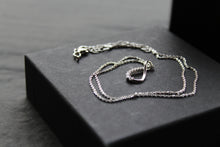 Load image into Gallery viewer, Infinity Loop CZ Pendant with 16-18&quot; Diamond Chain
