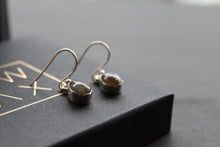 Load image into Gallery viewer, Labradorite Teardrop Cab Earrings
