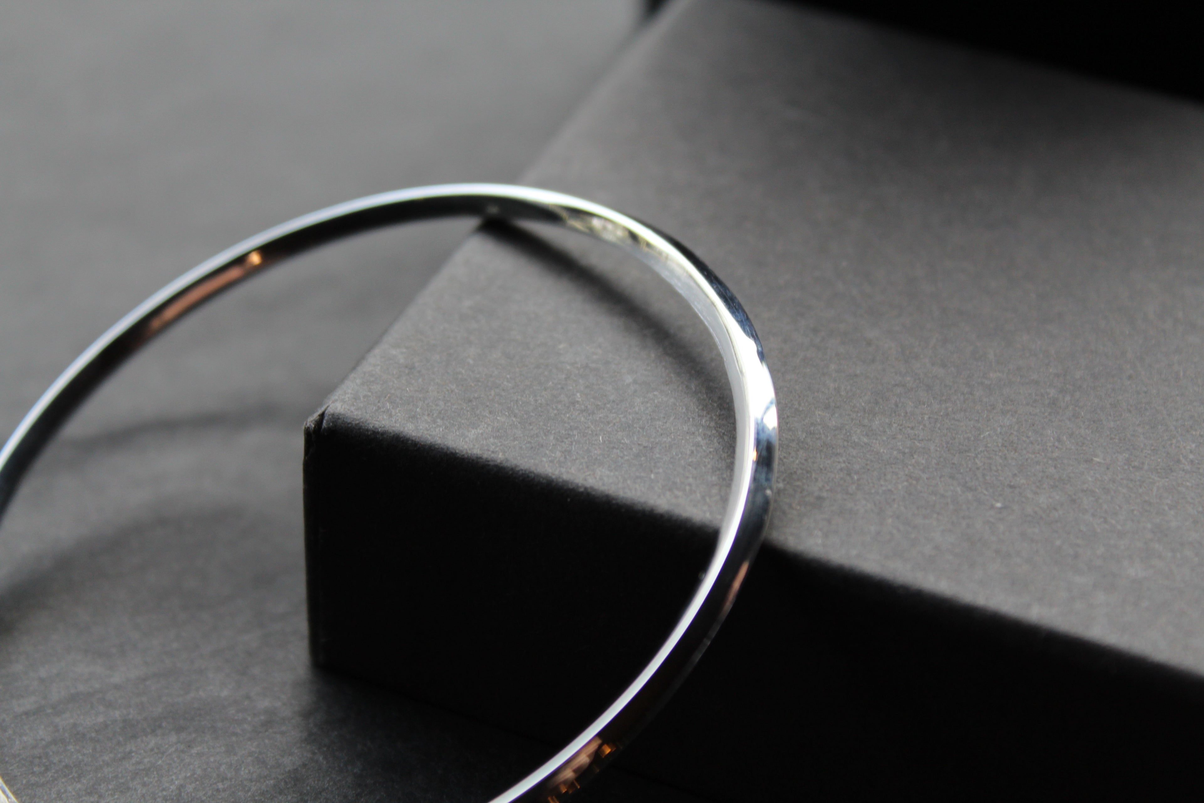Large Tapered Hollow Slave Bangle