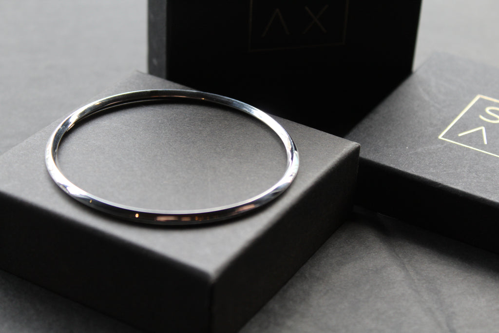 Large Tapered Hollow Slave Bangle