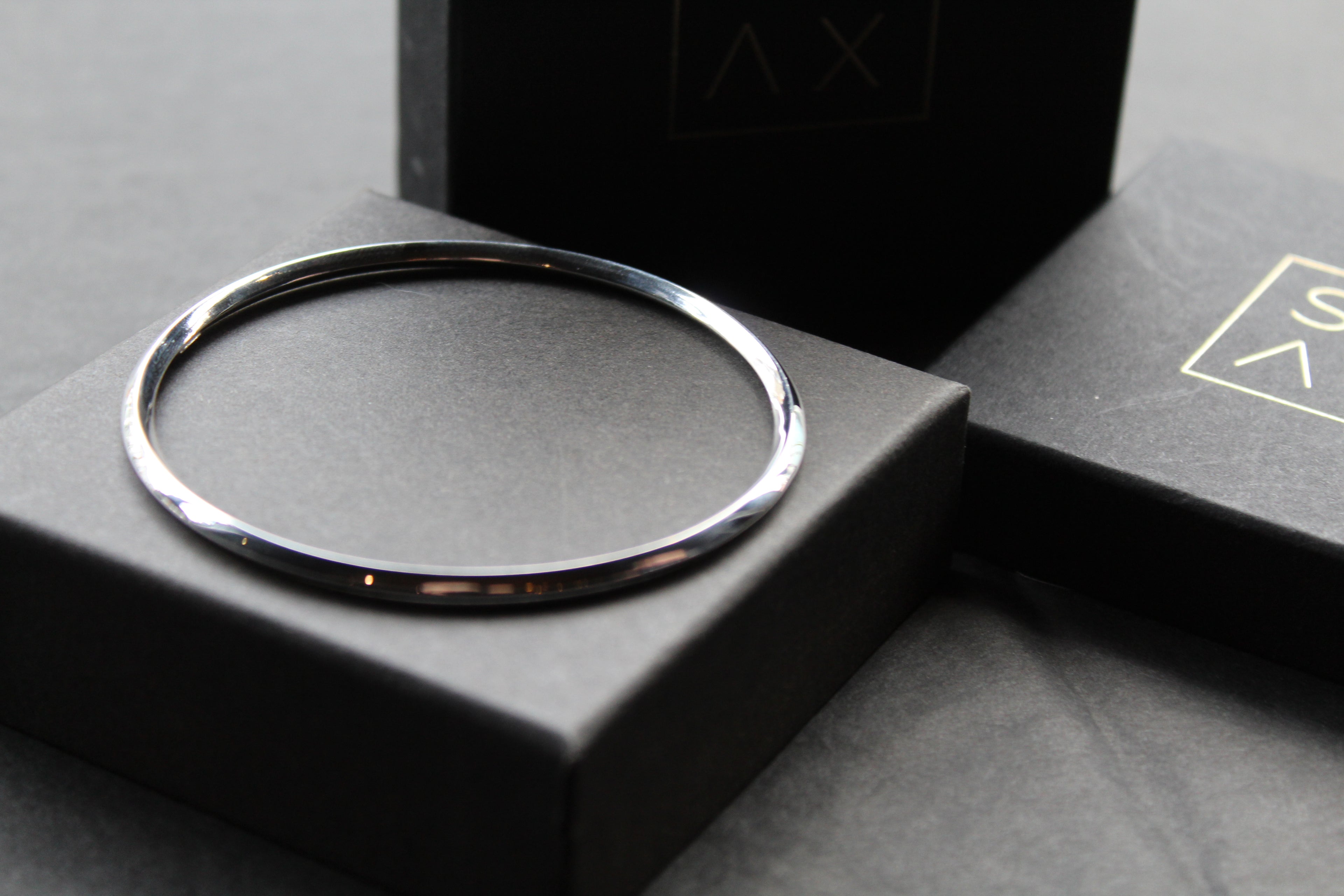 Large Tapered Hollow Slave Bangle