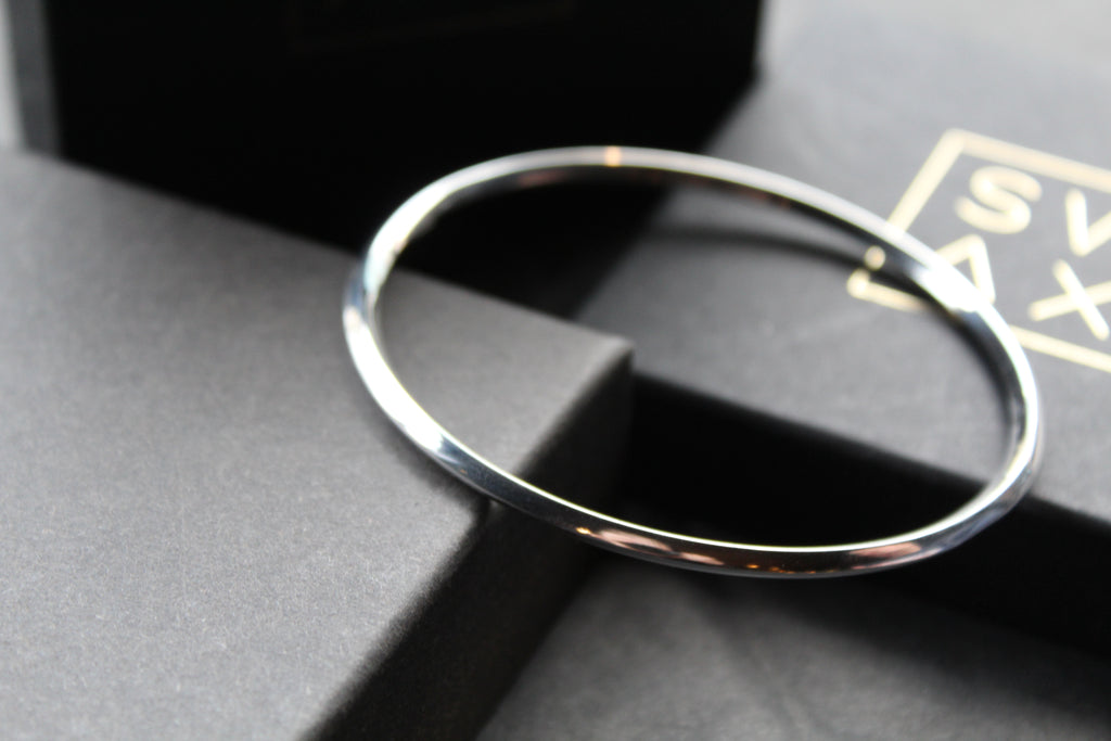 Large Tapered Hollow Slave Bangle