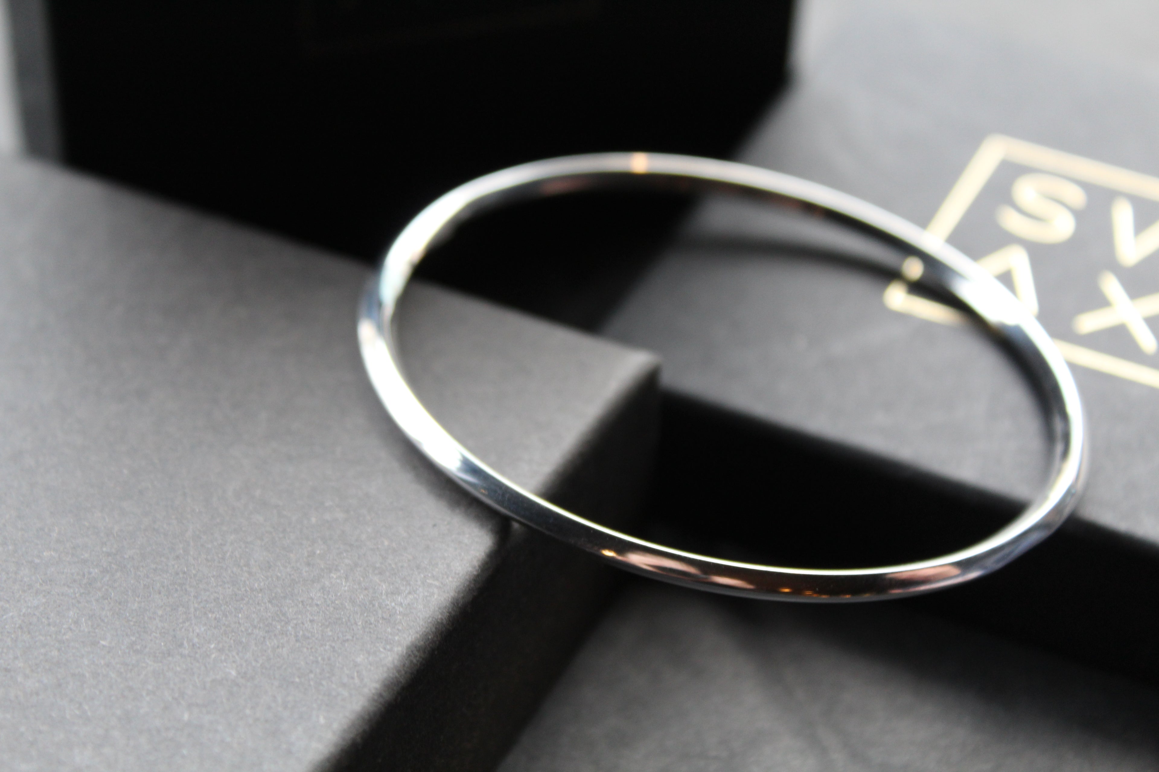 Large Tapered Hollow Slave Bangle