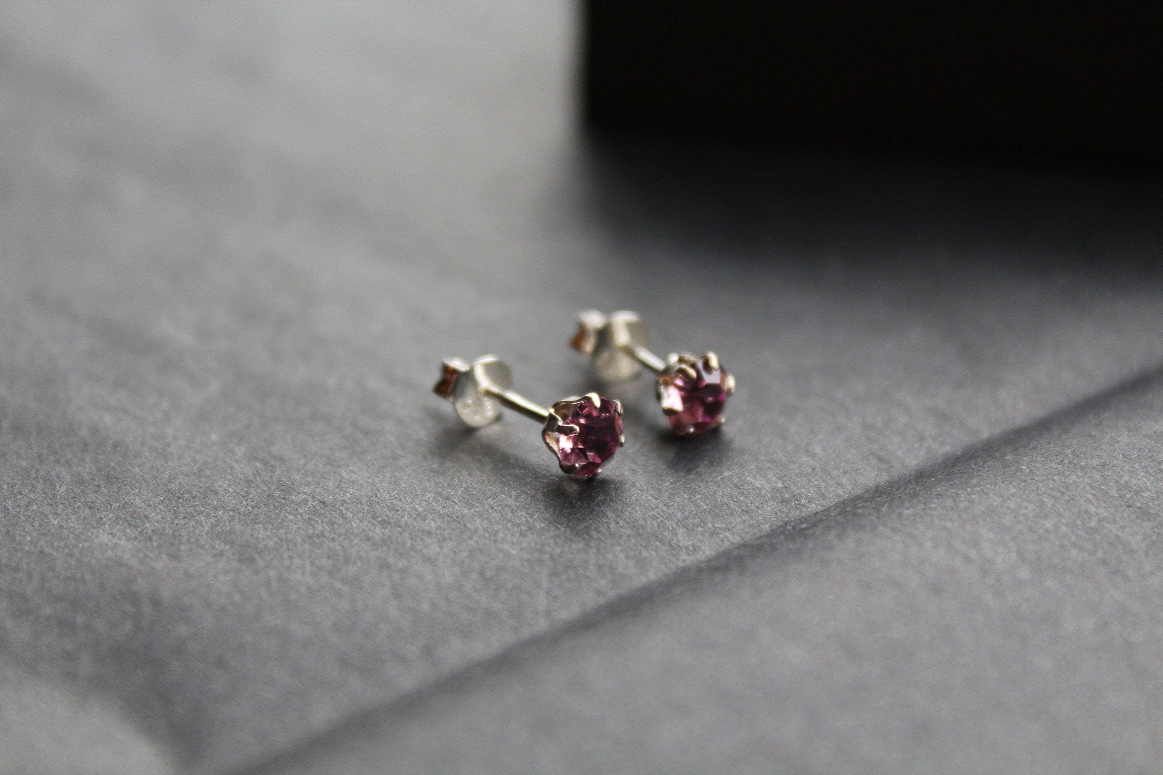 Light Amethyst Austrian Crystal Stud