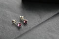 Light Amethyst Austrian Crystal Stud