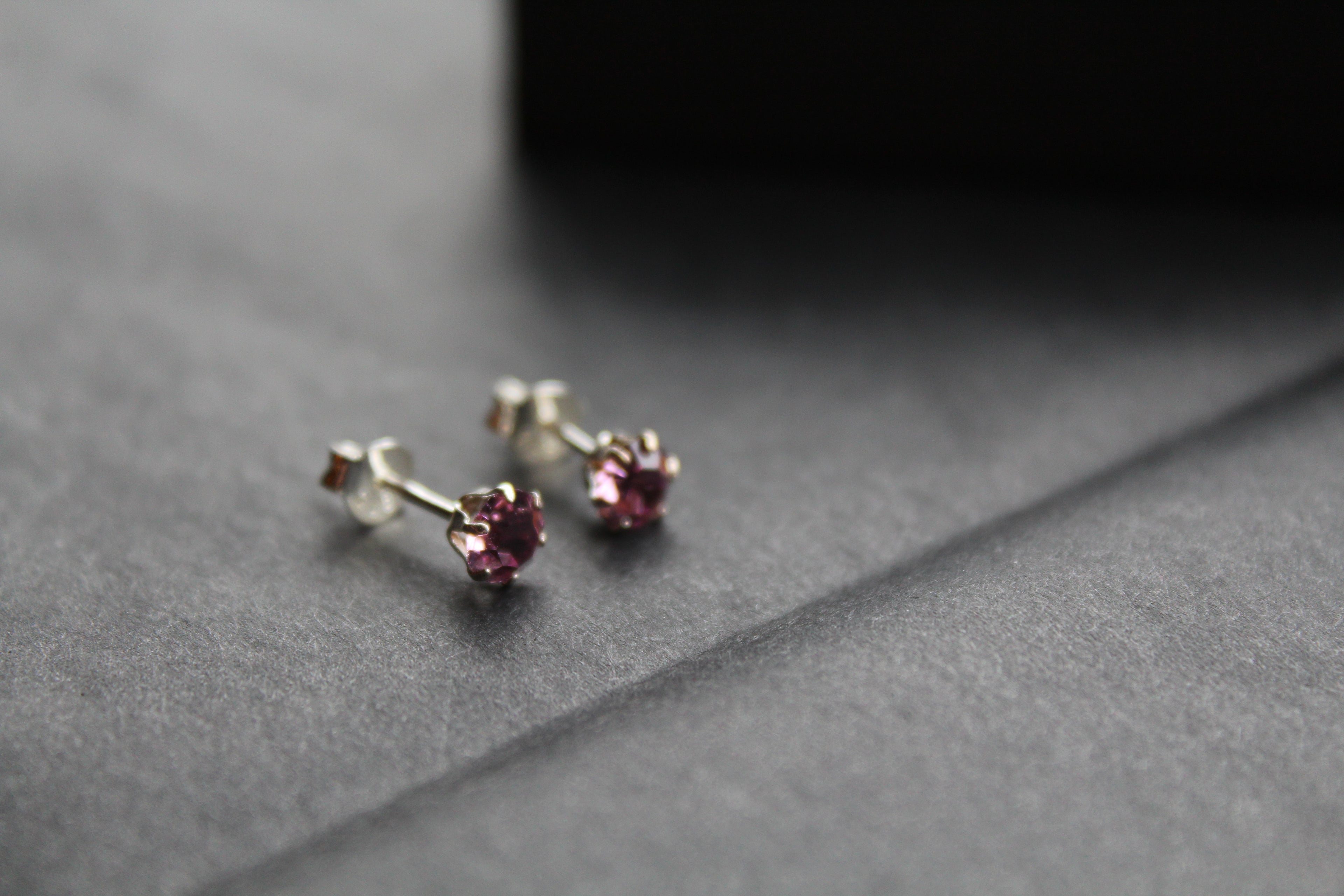 Light Amethyst Austrian Crystal Stud