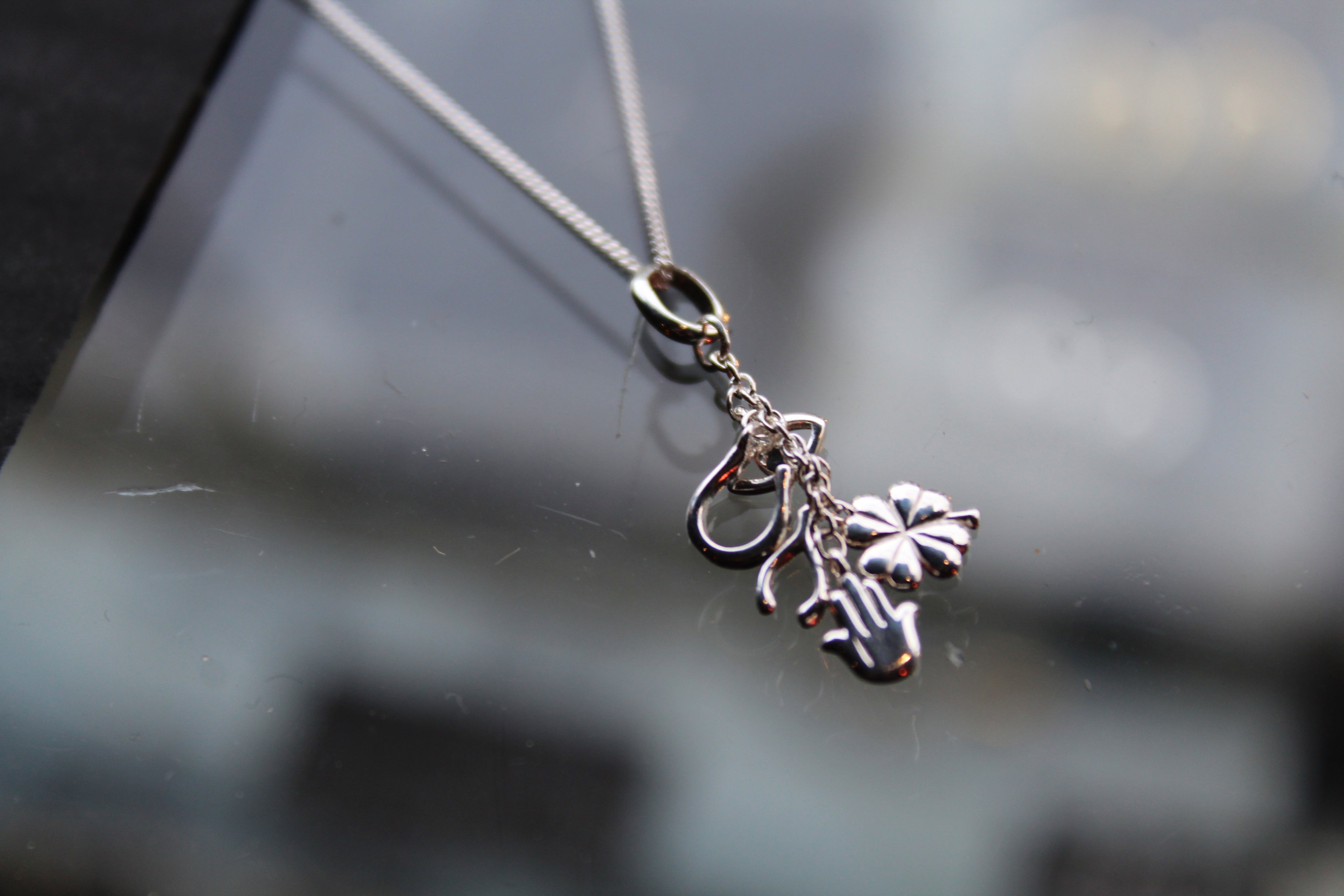 Lucky Charms Silver Necklace