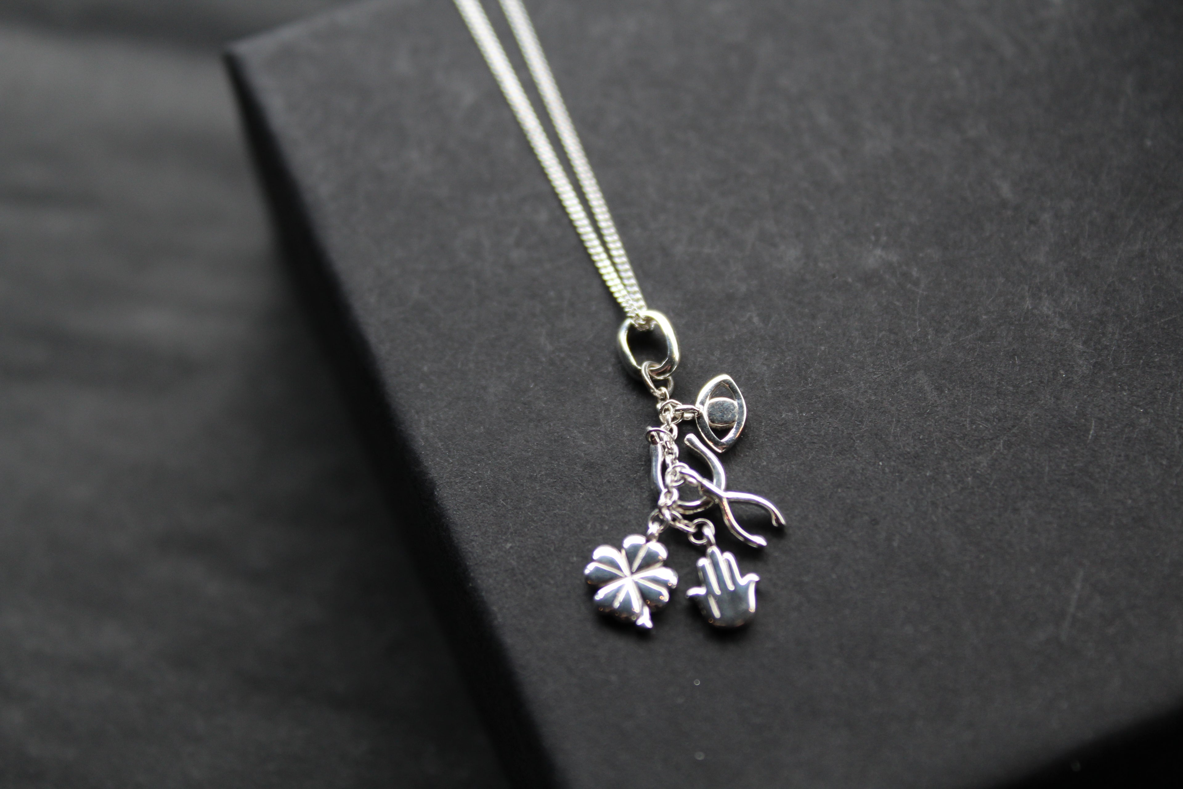 Lucky Charms Silver Necklace