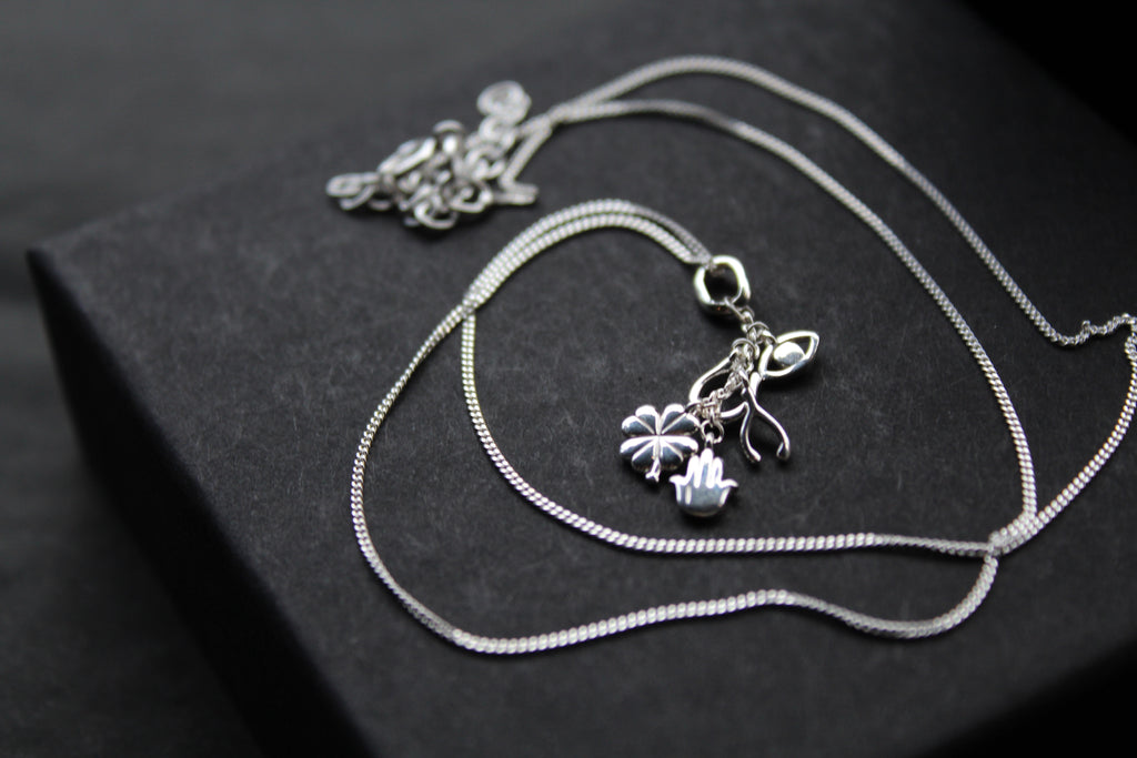 Lucky Charms Silver Necklace