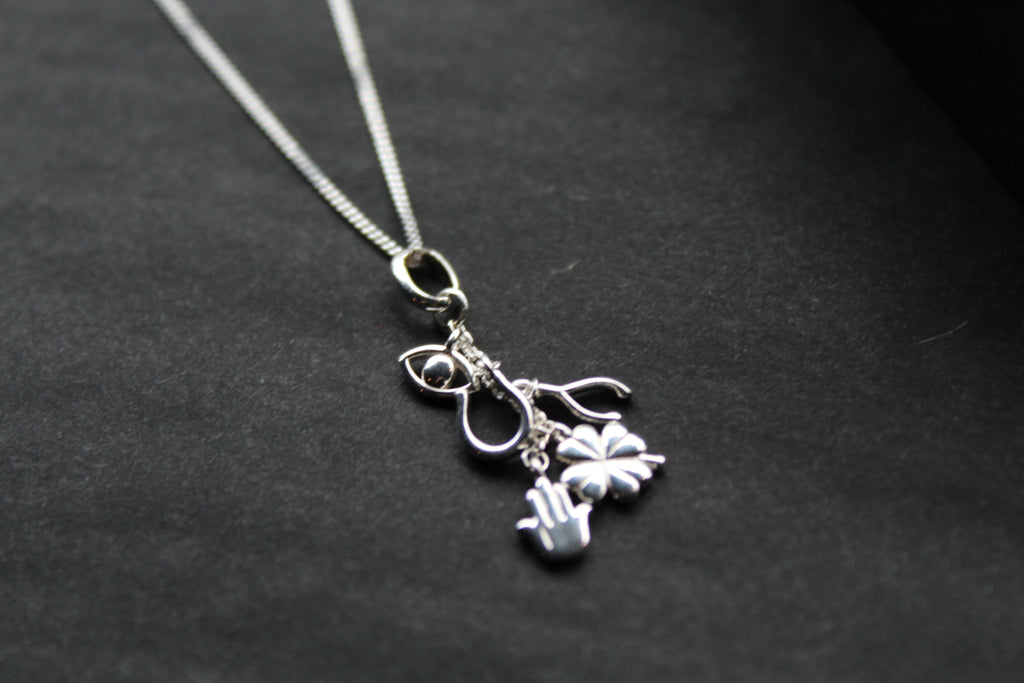 Lucky Charms Silver Necklace