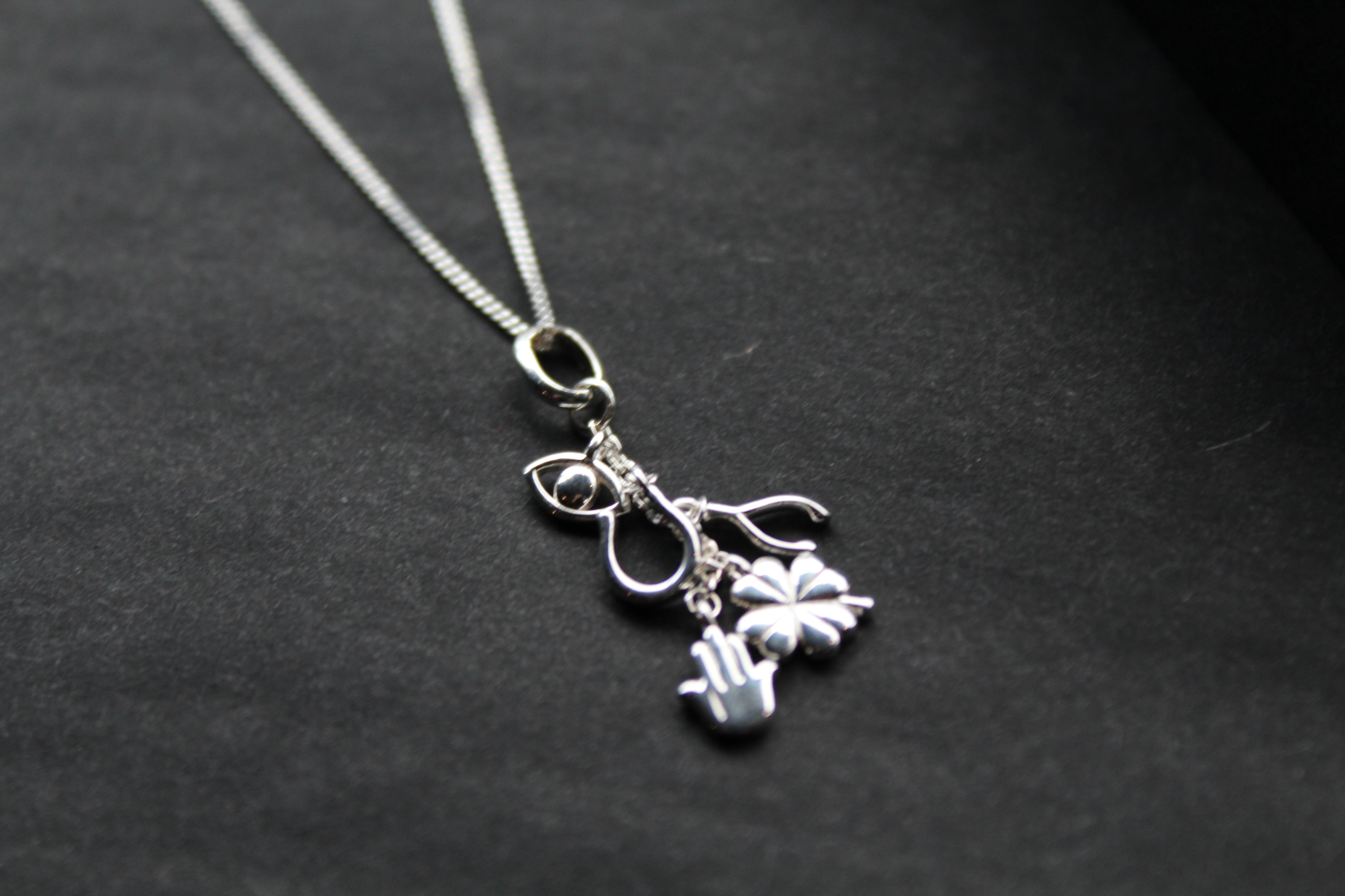 Lucky Charms Silver Necklace