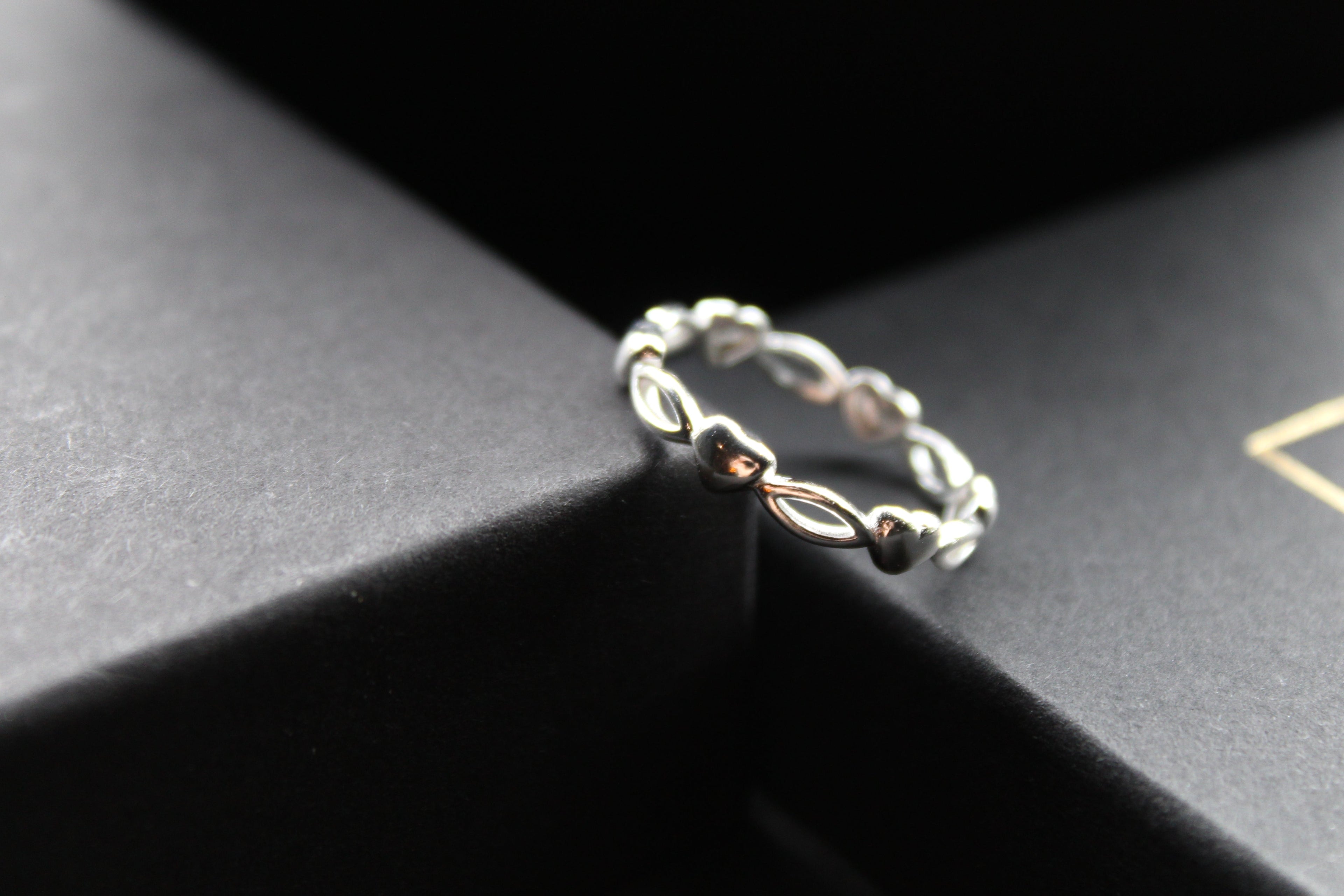 Marquise Silver Heart Ring