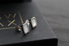 Load image into Gallery viewer, Mother of Pearl Tile Earrings
