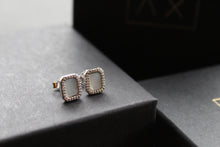 Load image into Gallery viewer, Mother of Pearl Tile Earrings

