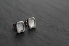 Load image into Gallery viewer, Mother of Pearl Tile Earrings
