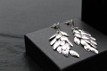 Load image into Gallery viewer, Multi Leaf Long Drop Earrings
