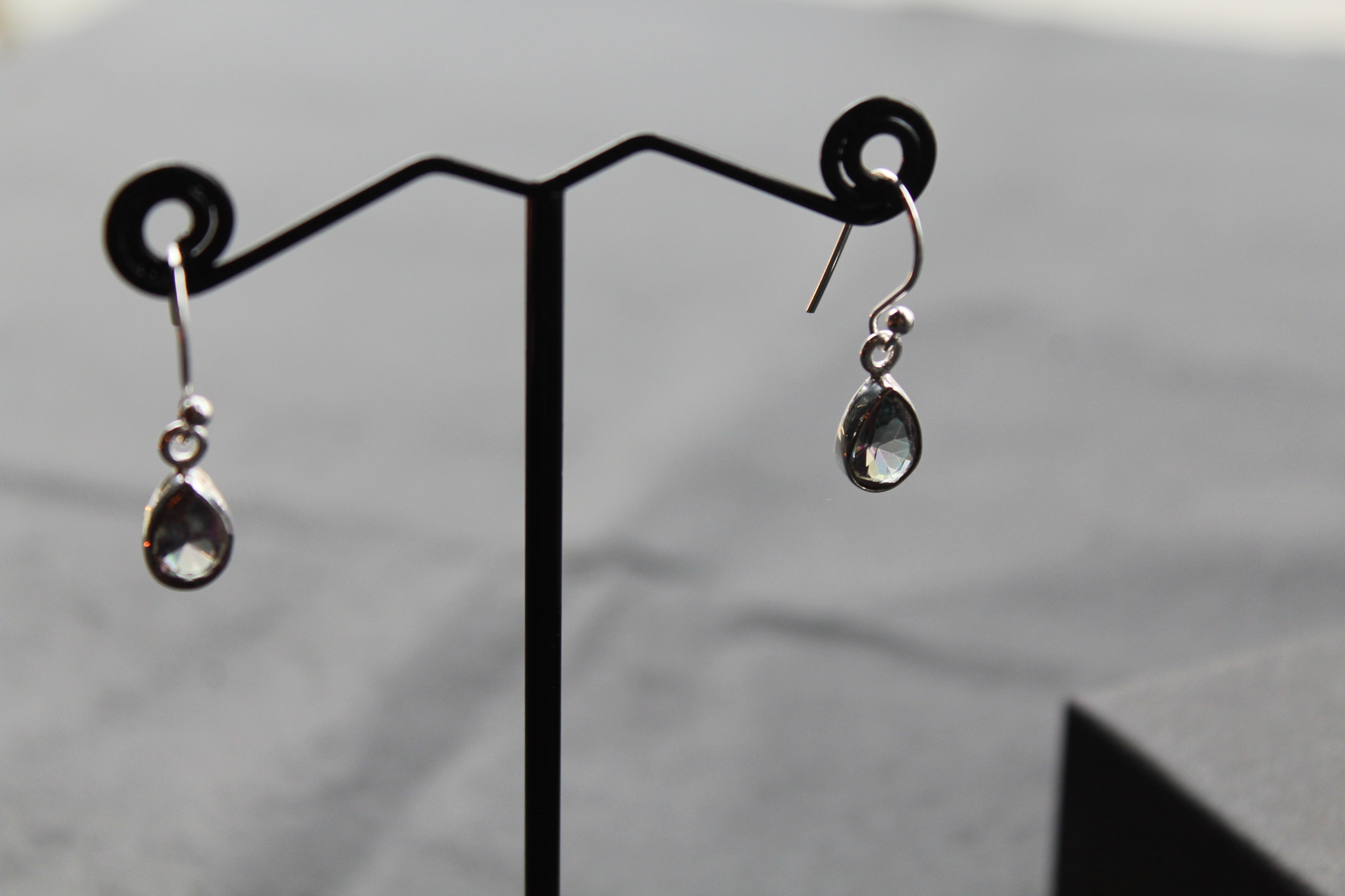 Mystic Topaz Tear Drop Earrings