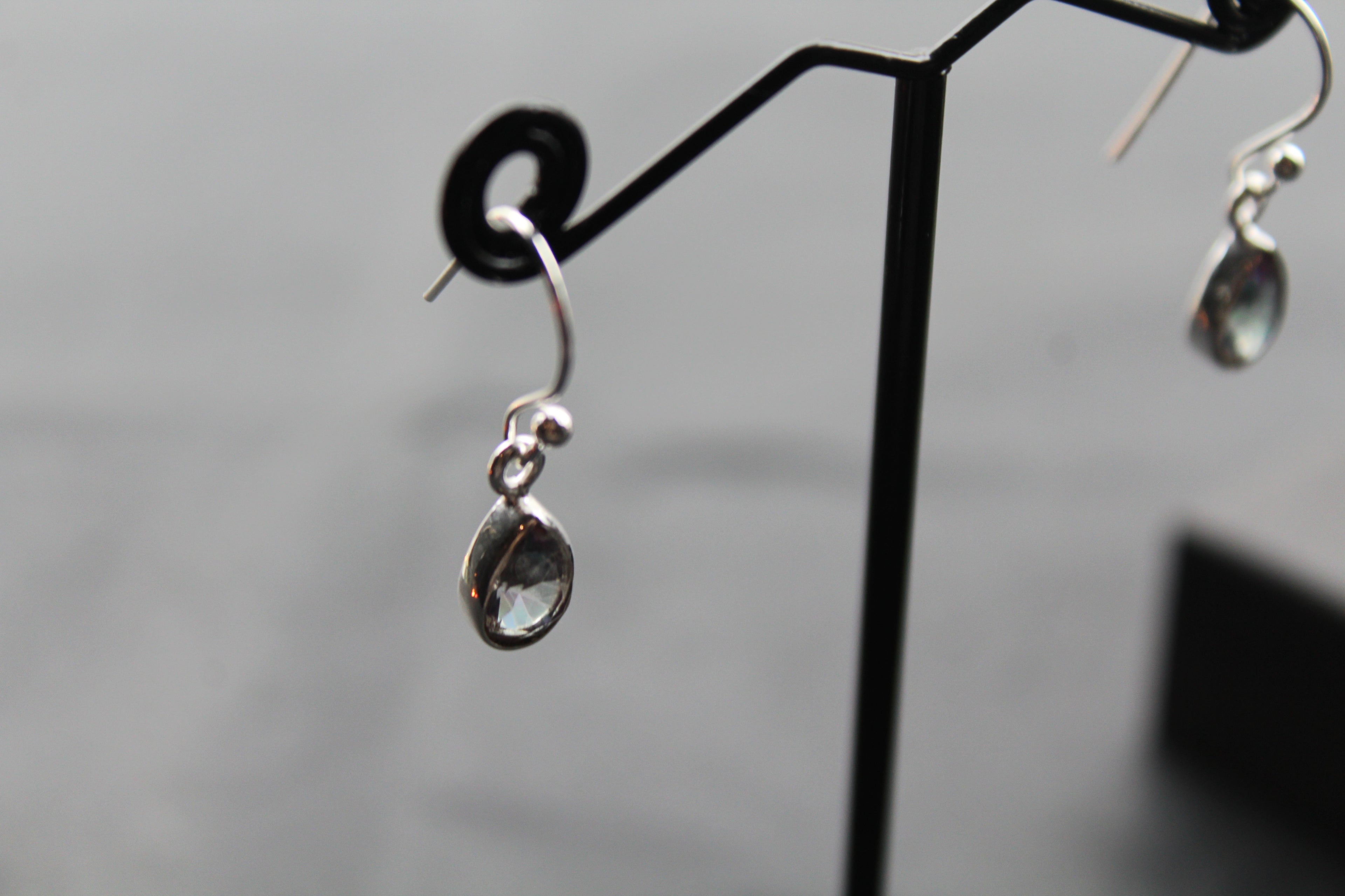 Mystic Topaz Tear Drop Earrings