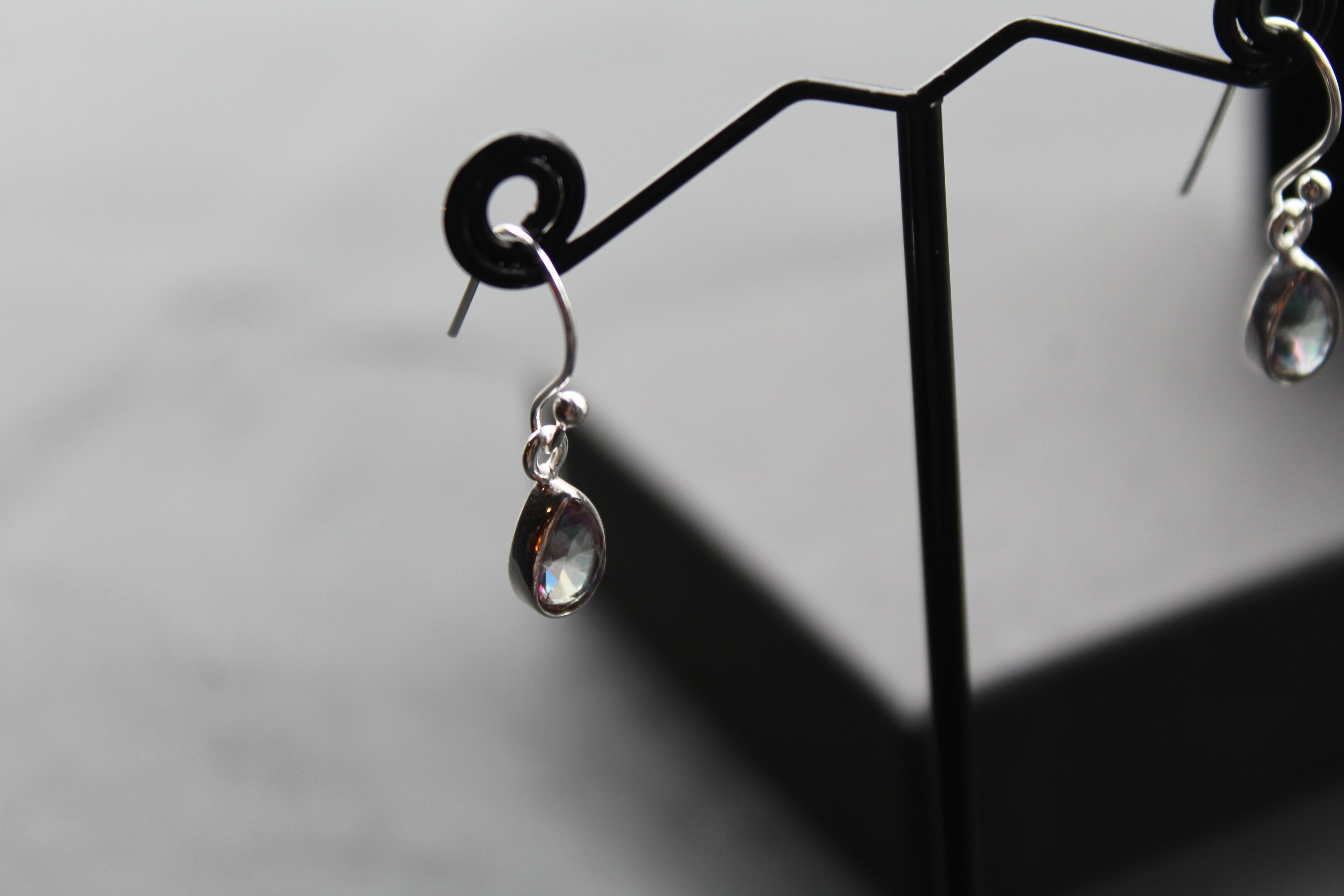 Mystic Topaz Tear Drop Earrings