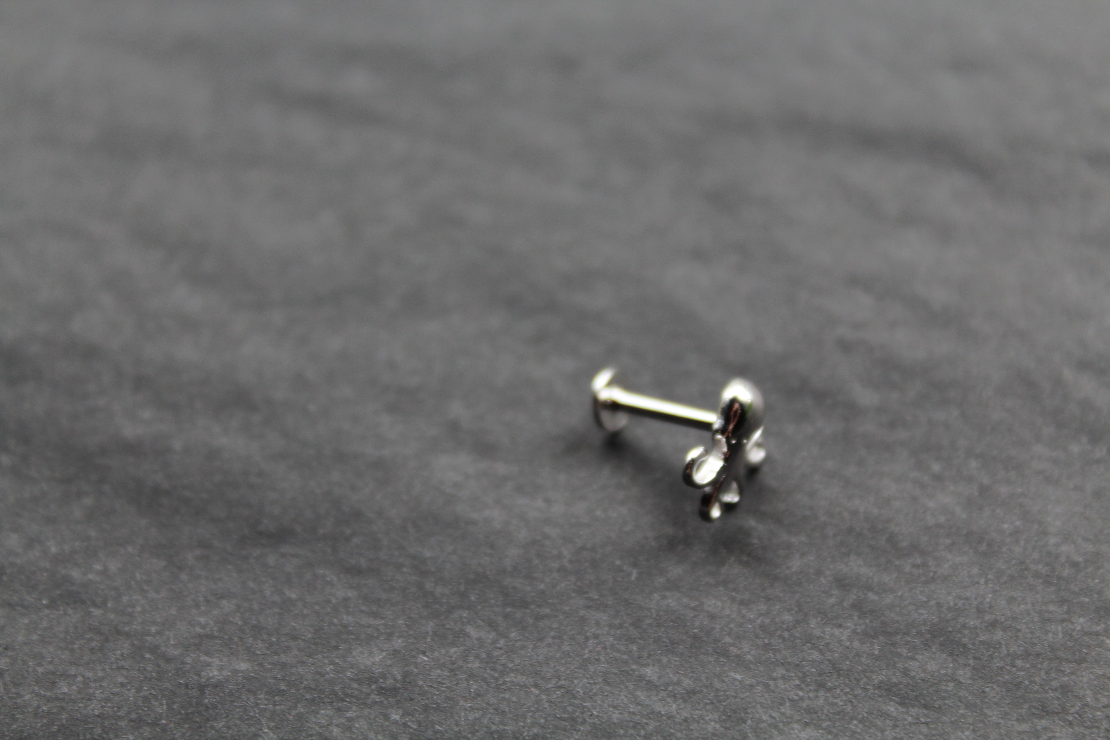 Octopus Silver Stud