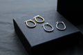Oval Barley Twist Hoops