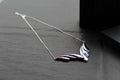 Overlapping Curve Necklace