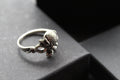 Oxidised Silver Octopus Ring