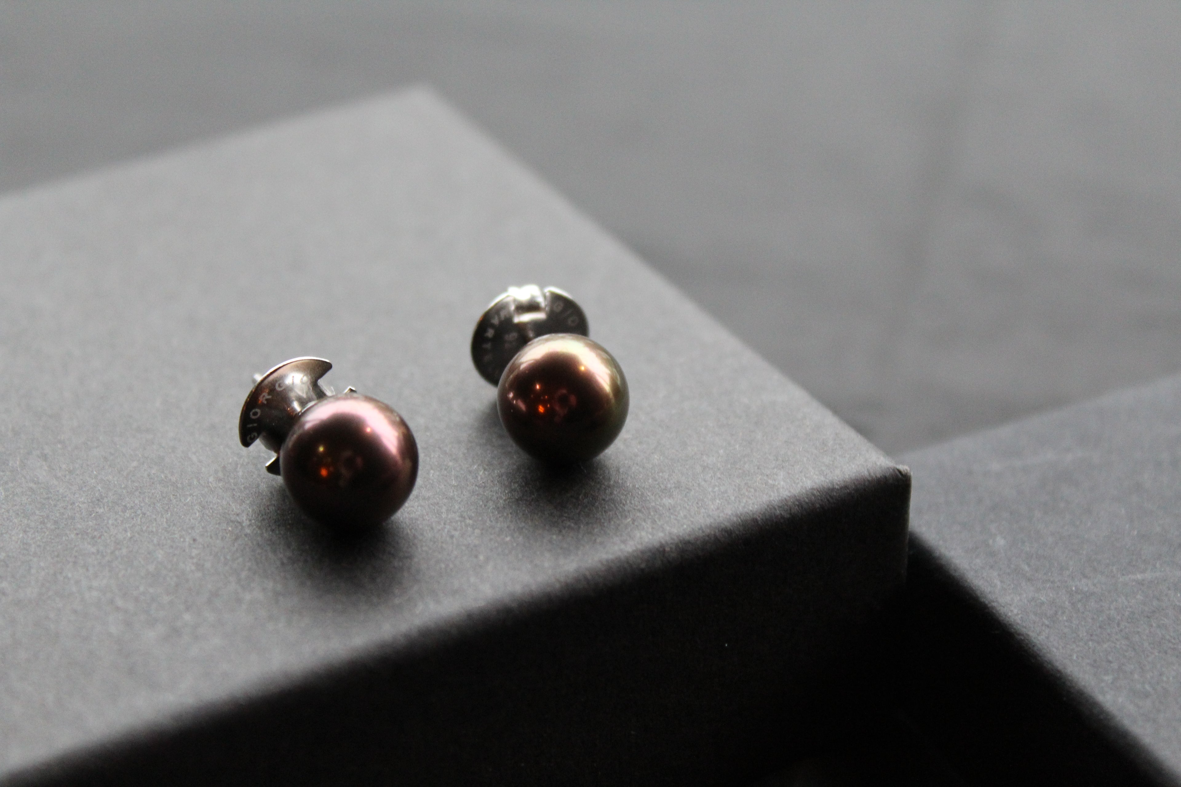 Peacock Pearl Studs