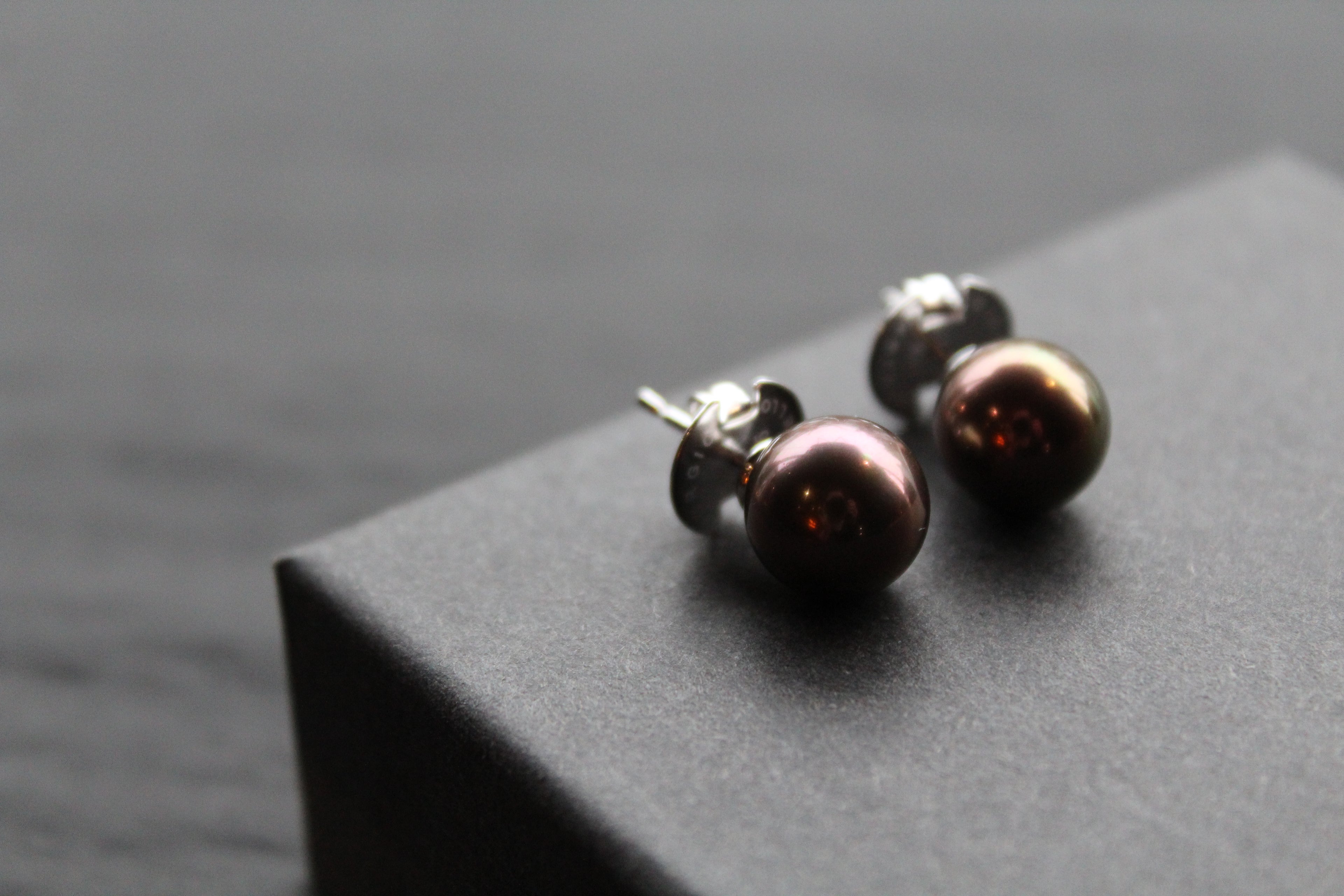 Peacock Pearl Studs