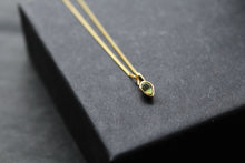 Load image into Gallery viewer, Peridot Gold Plated Pendant and Chain
