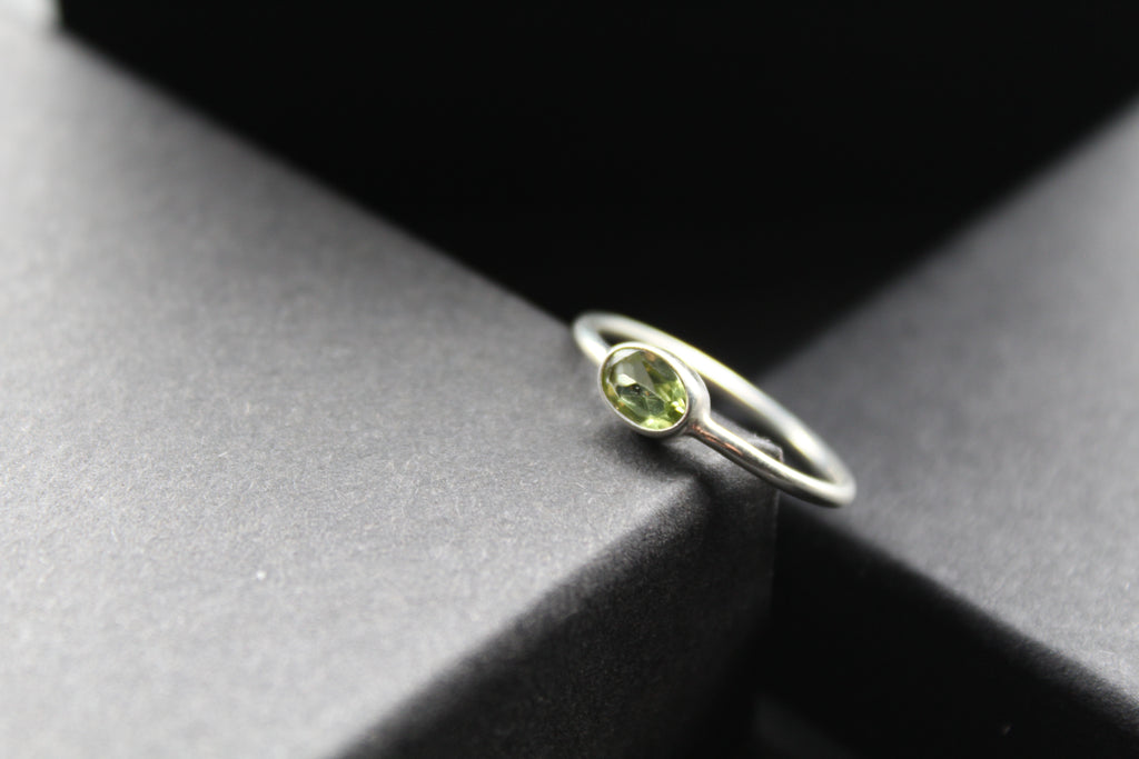 Peridot Stacking Ring