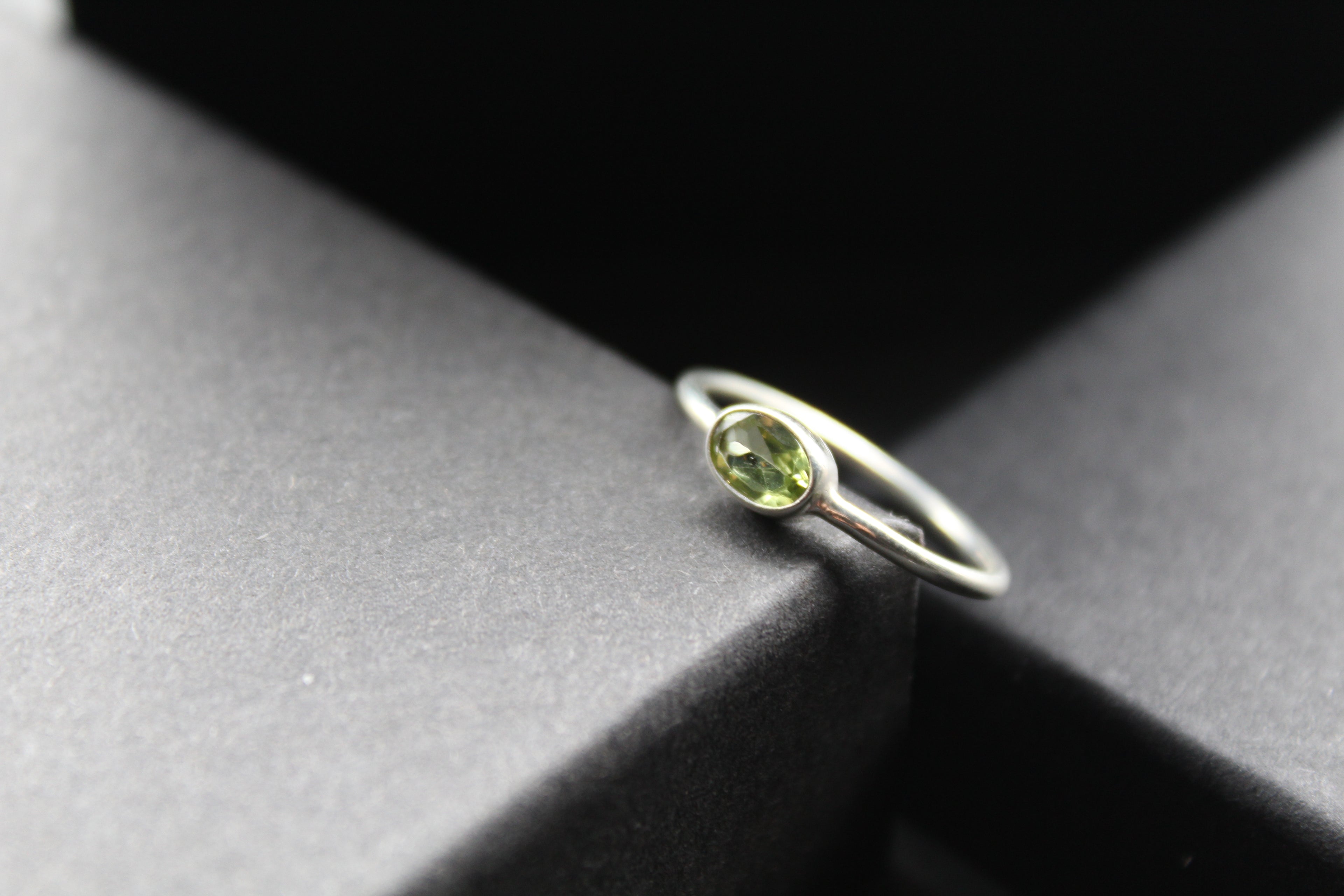 Peridot Stacking Ring
