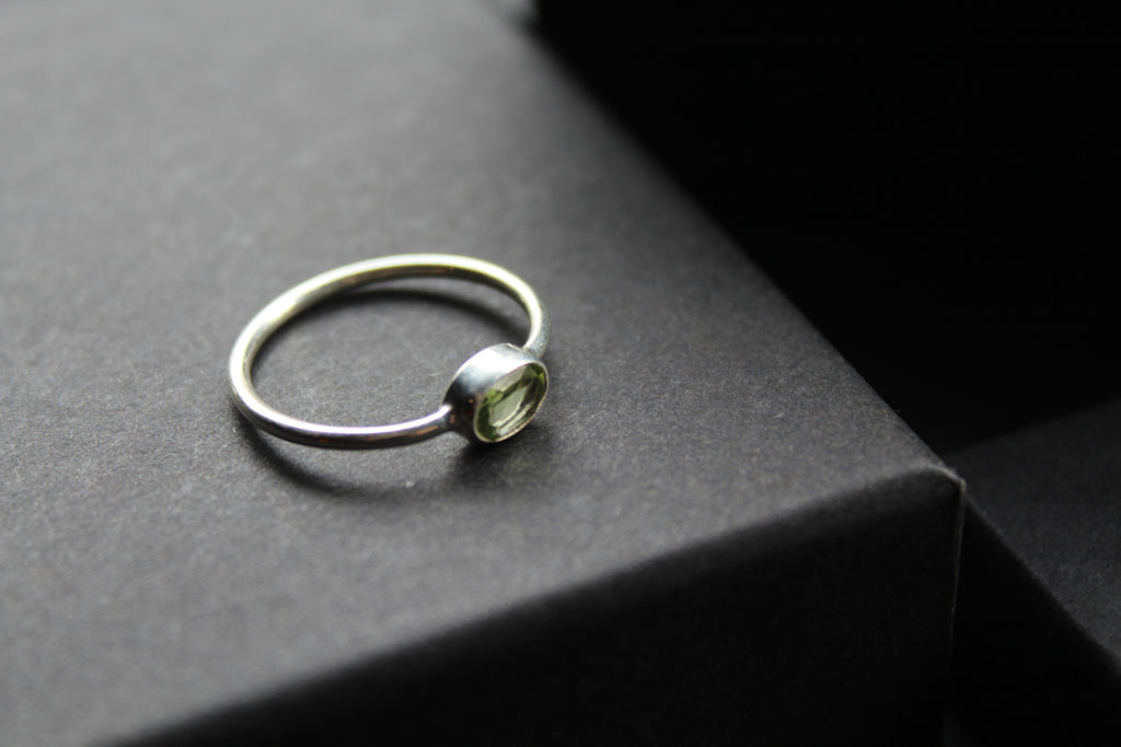 Peridot Stacking Ring