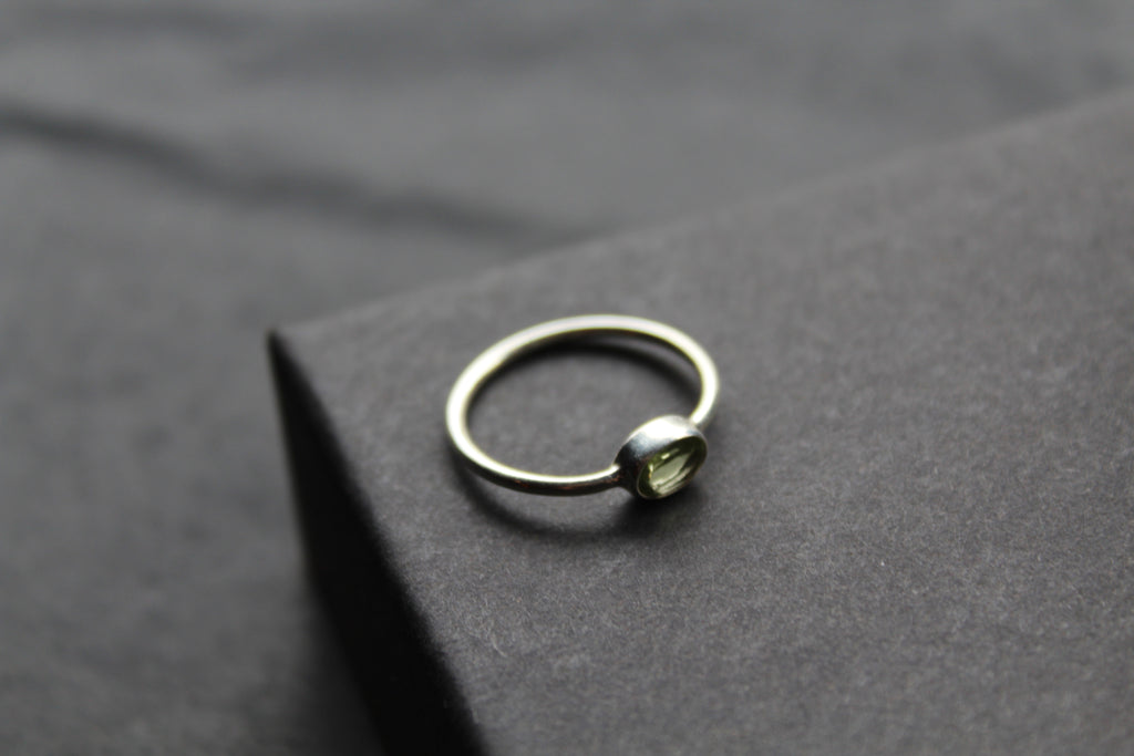 Peridot Stacking Ring