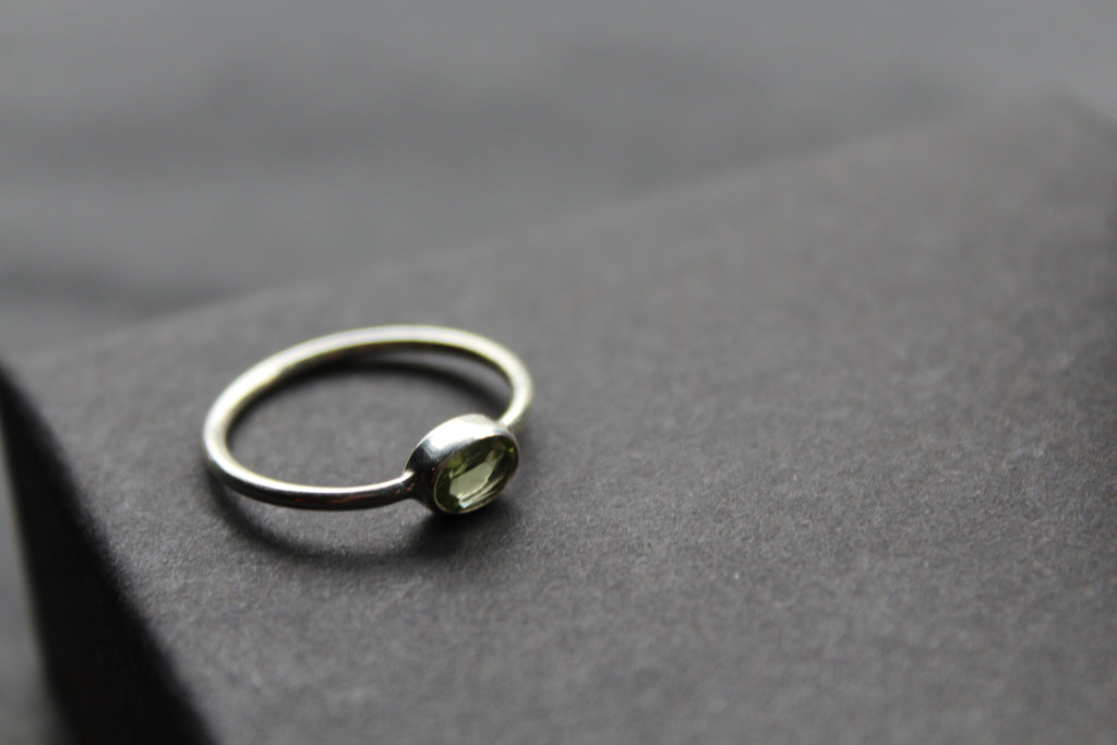 Peridot Stacking Ring